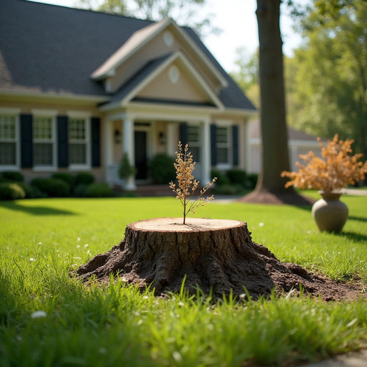 Successful property outcome and pristine grounds regarding stump grinding cost springfield il