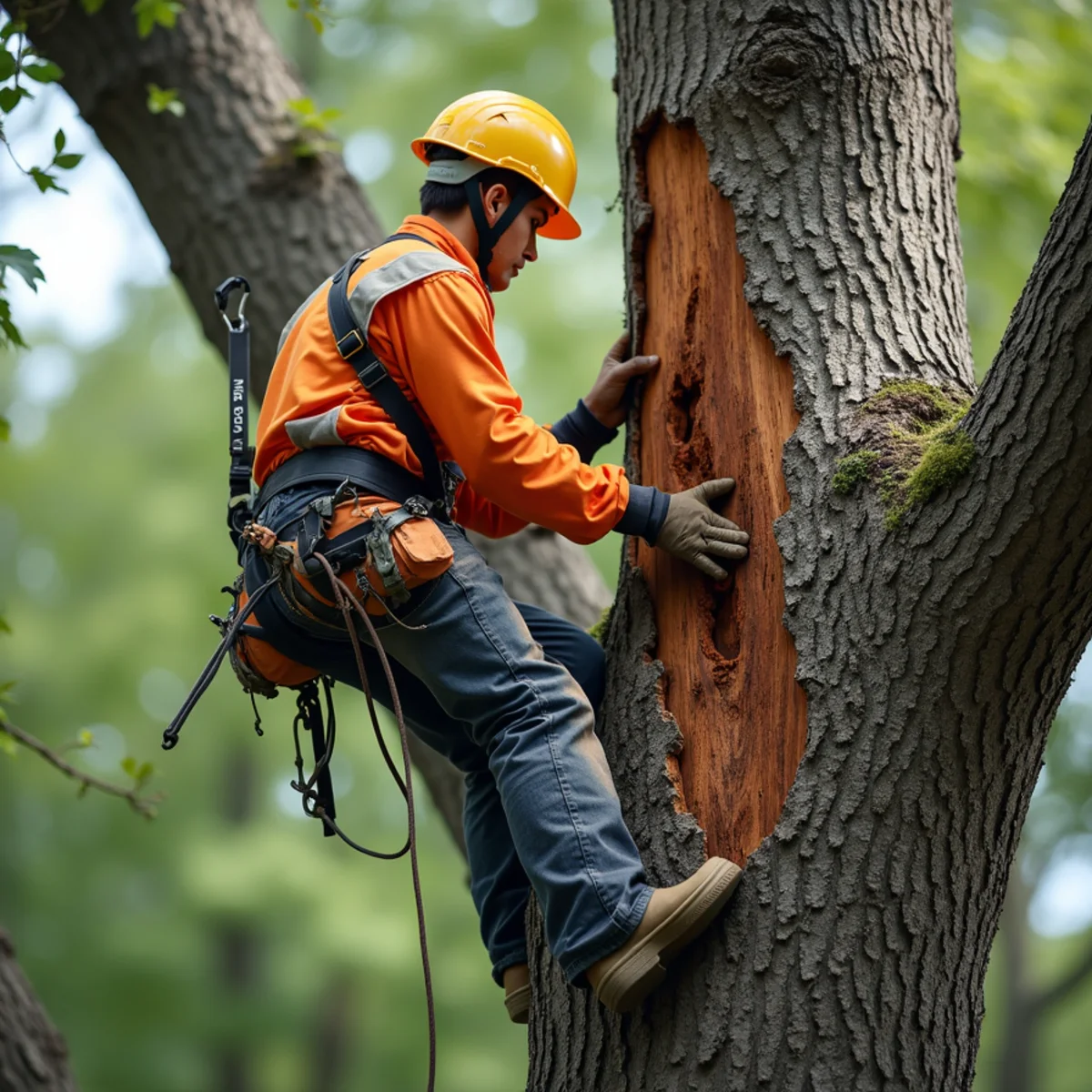 Safety protocols and risk prevention regarding tree fell on house what to do