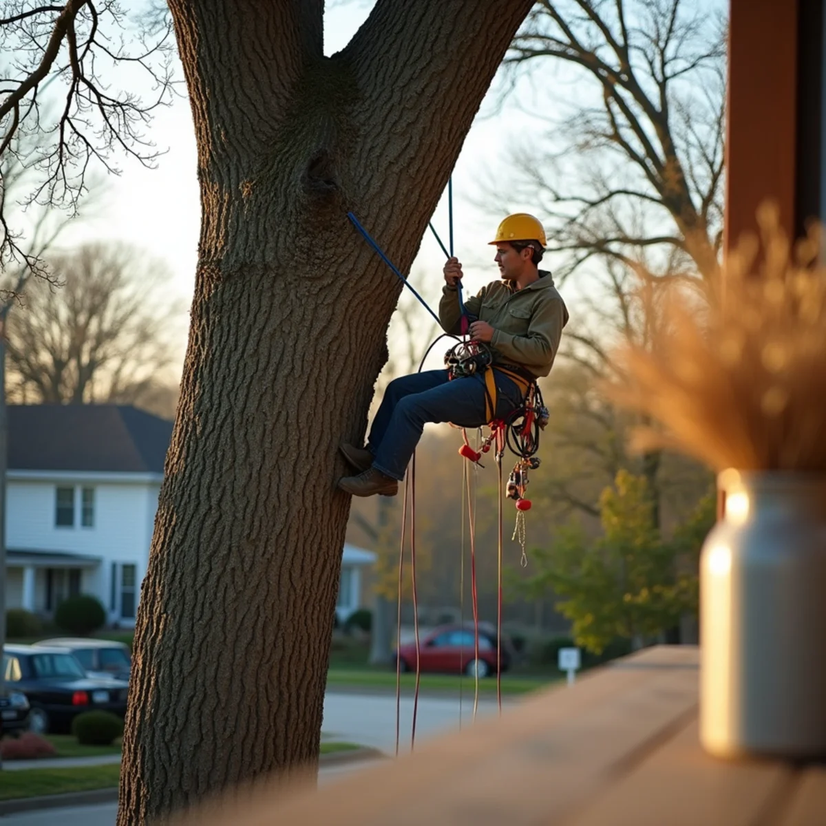 Safety exclusion zone and protocols for Hazardous & Dead Tree Removal