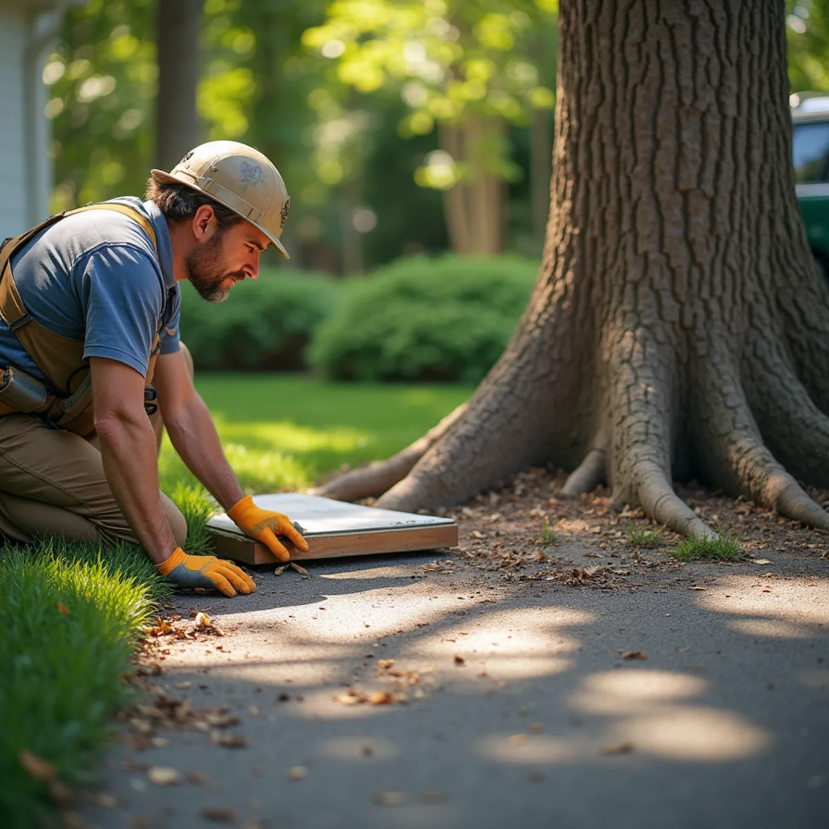 Initial safety inspection and assessment for Tree Root Removal in Springfield