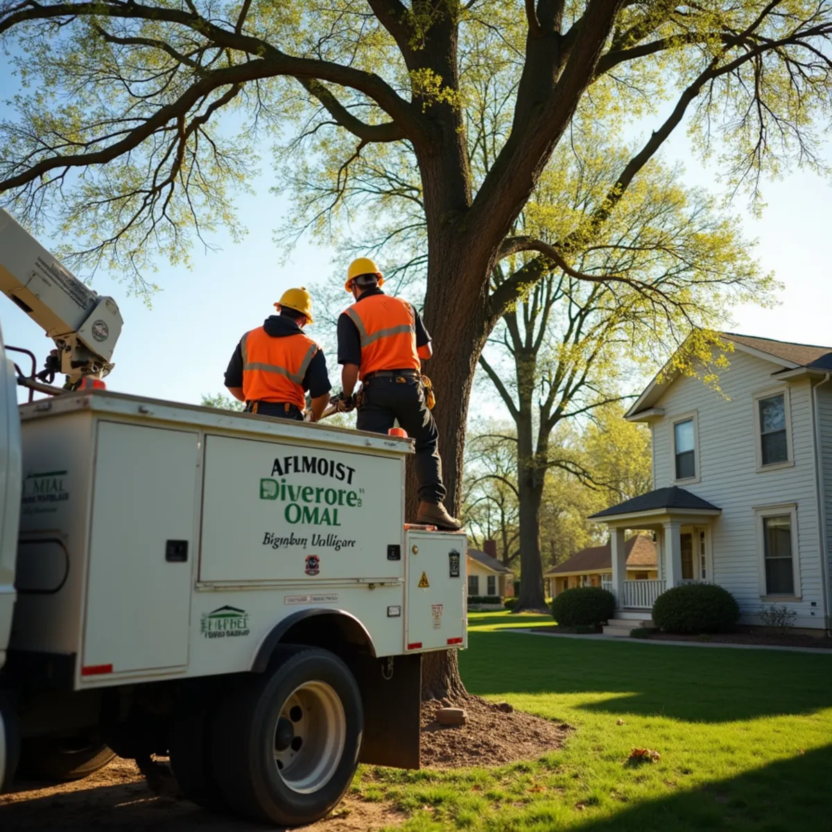 Tree service and stump grinding in Girard IL
