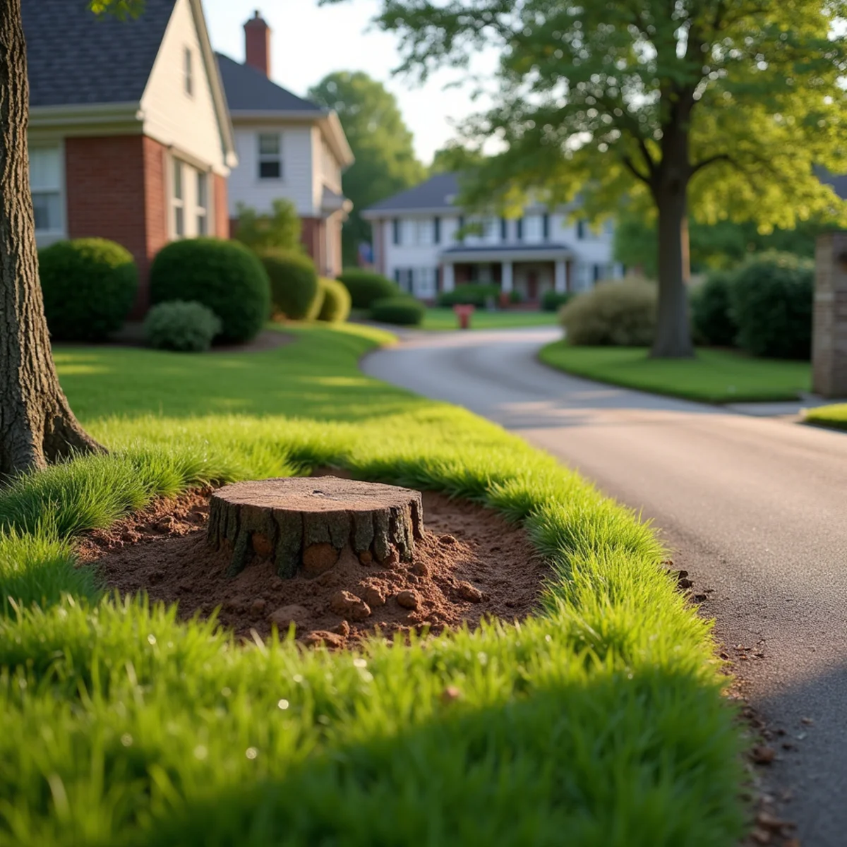 Immaculate site cleanup and restored lawn after tree care in Mount Pulaski Illinois