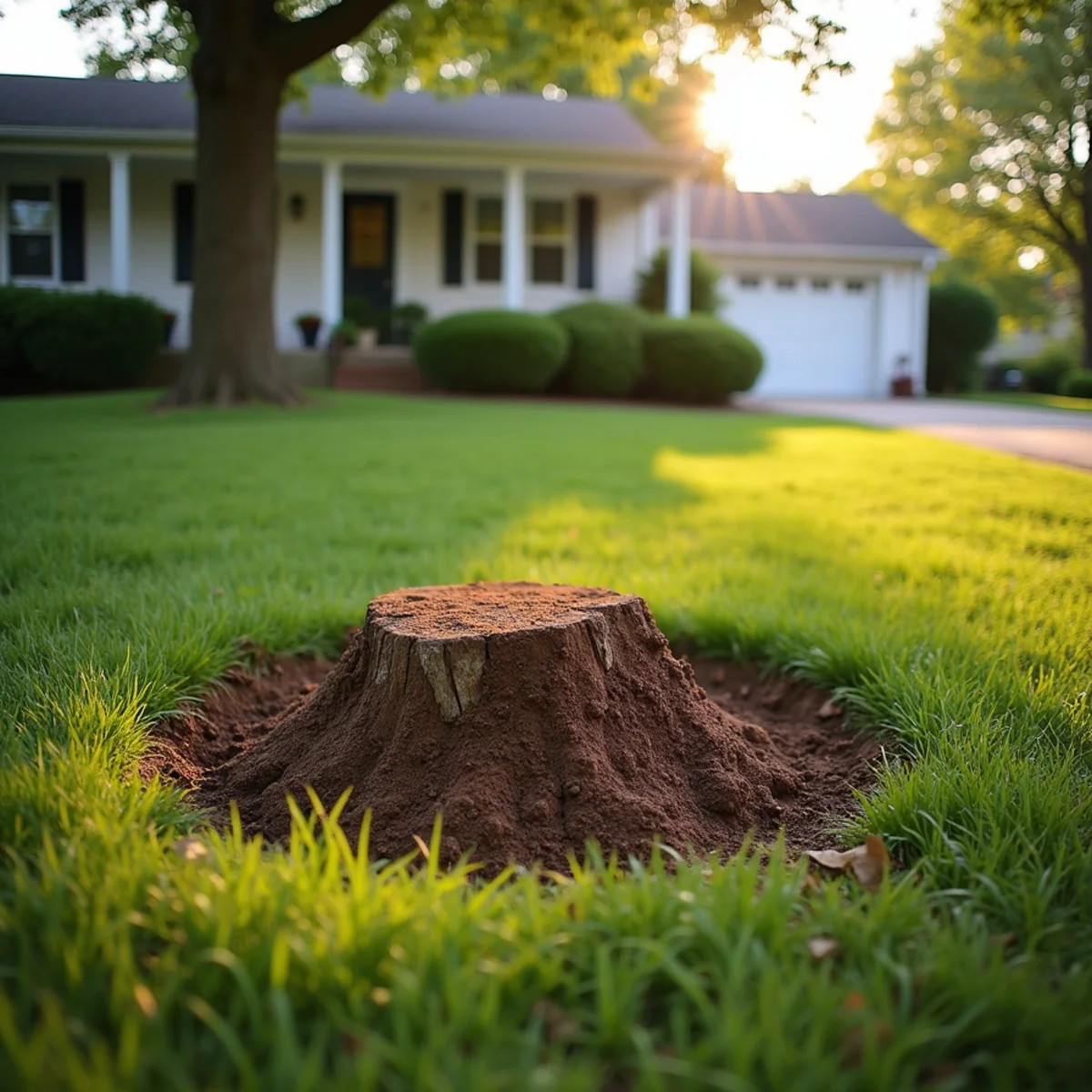 Immaculate site cleanup and restored lawn after tree care in Mount Zion Illinois