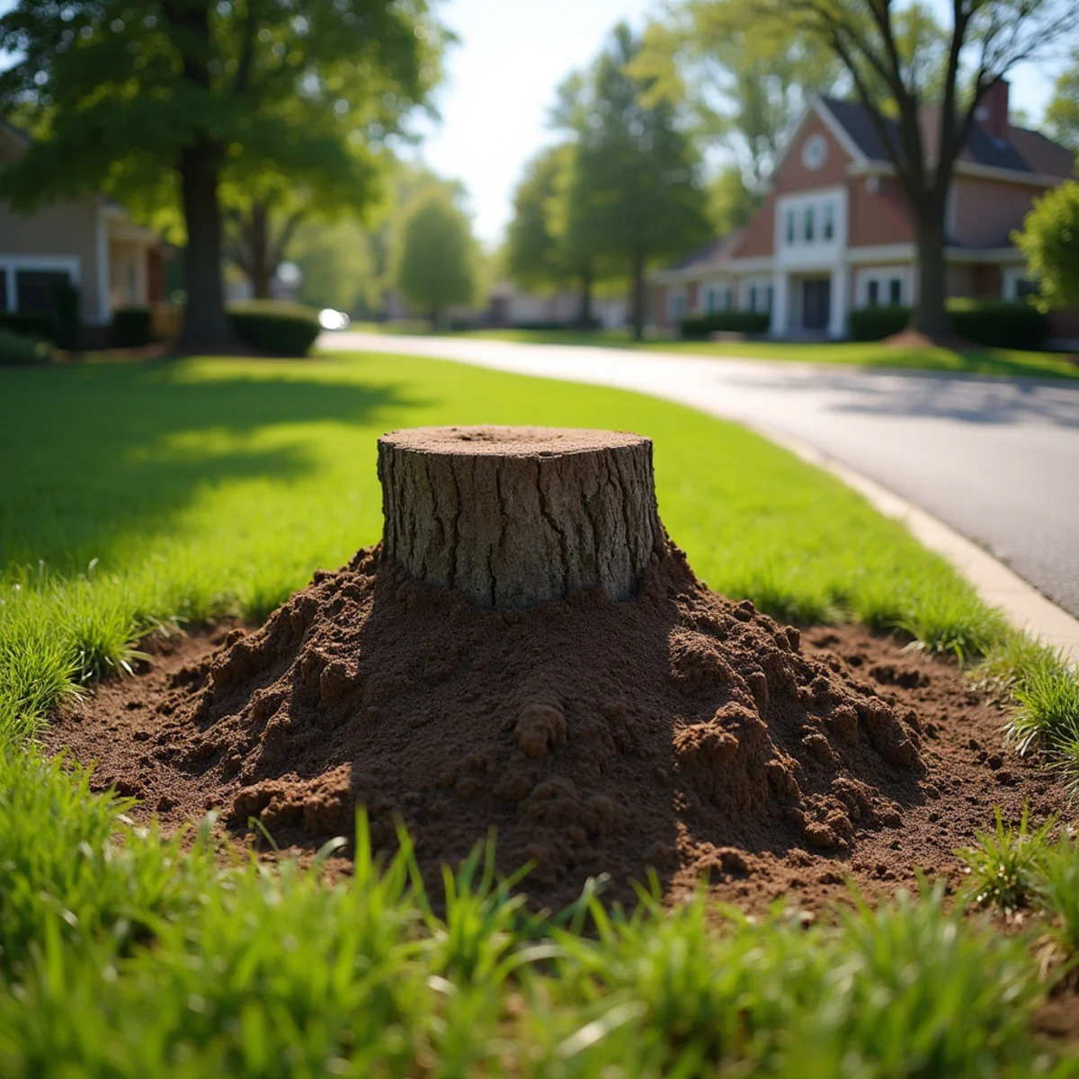 Immaculate site cleanup and restored lawn after tree care in Pleasant Plains Illinois