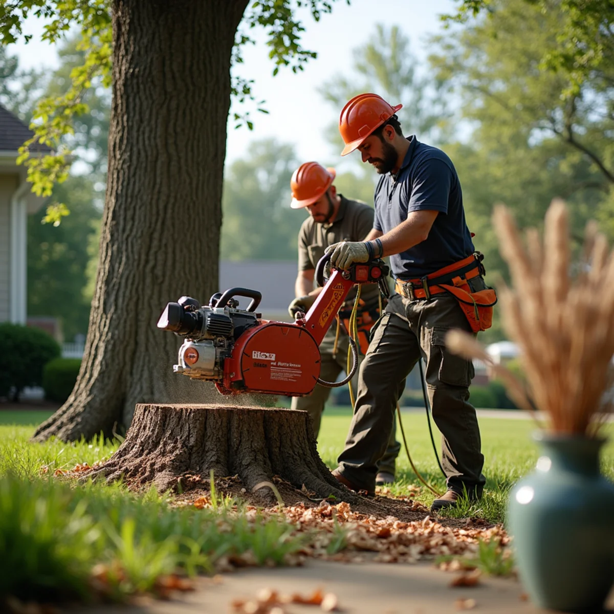 Professional tree removal and stump grinding work in Taylorville Illinois