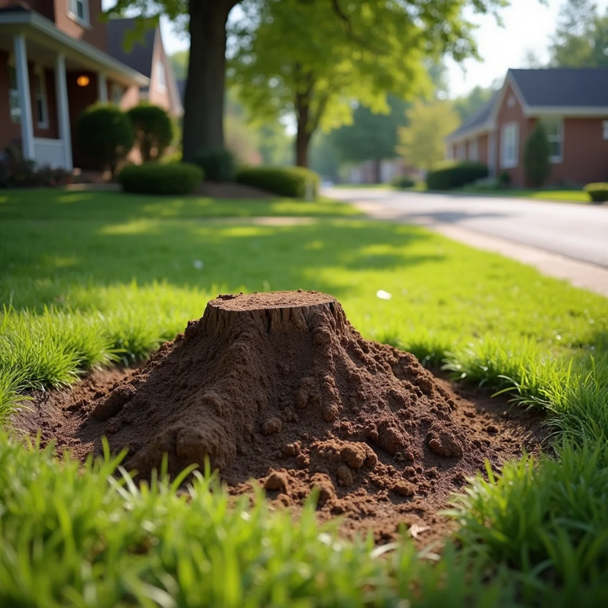 Immaculate site cleanup and restored lawn after tree care in Taylorville Illinois