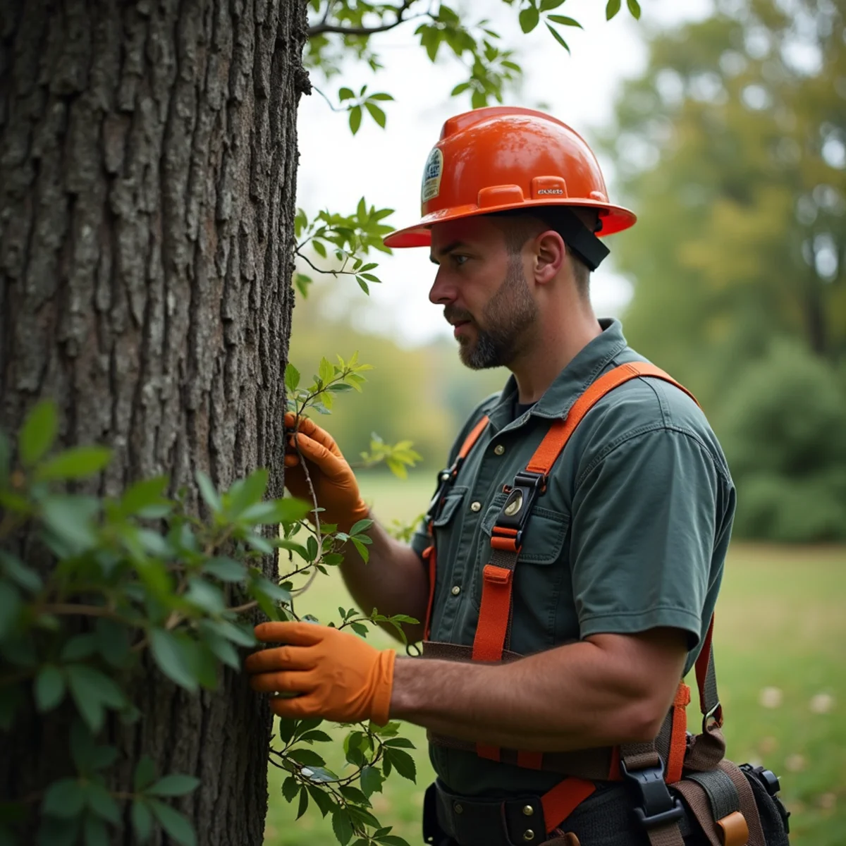 Initial safety inspection and assessment for Storm Damage Tree Cleanup in Springfield