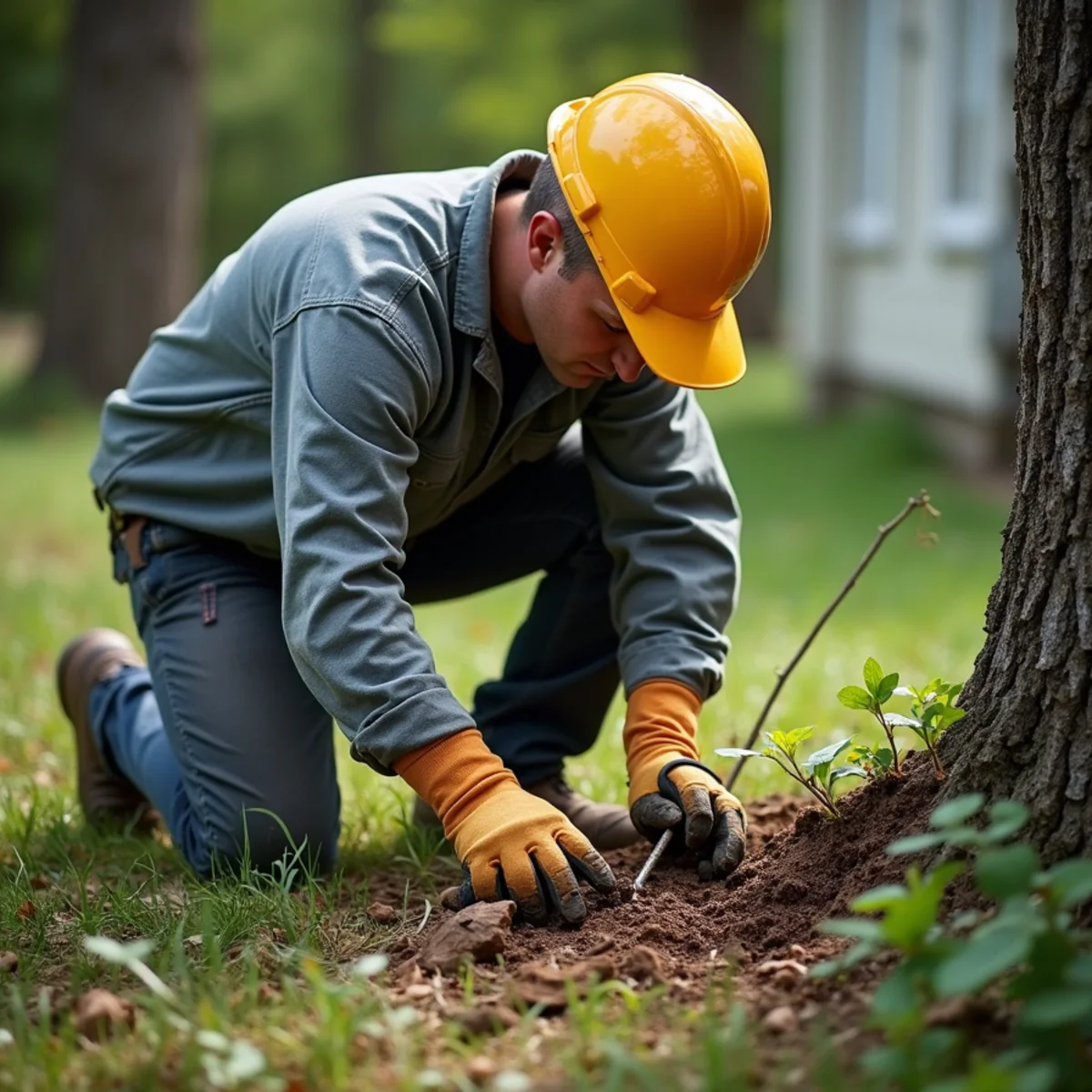 Initial safety inspection and assessment for Stump Removal & Cleanup in Springfield