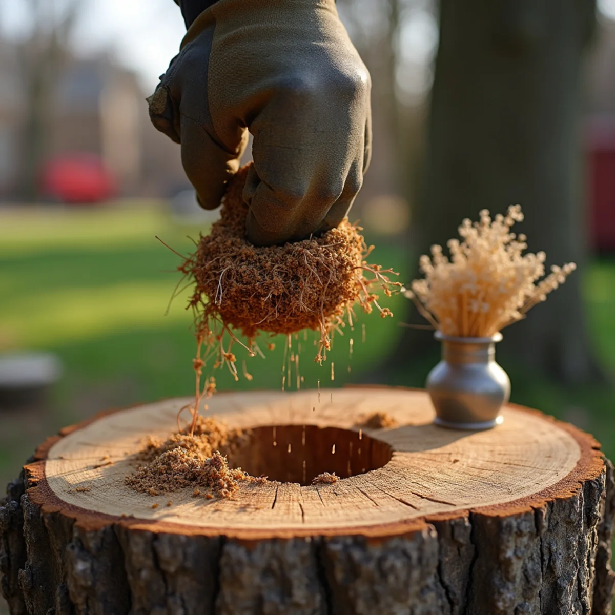 Safety exclusion zone and protocols for Uprooted Tree & Root Ball Removal